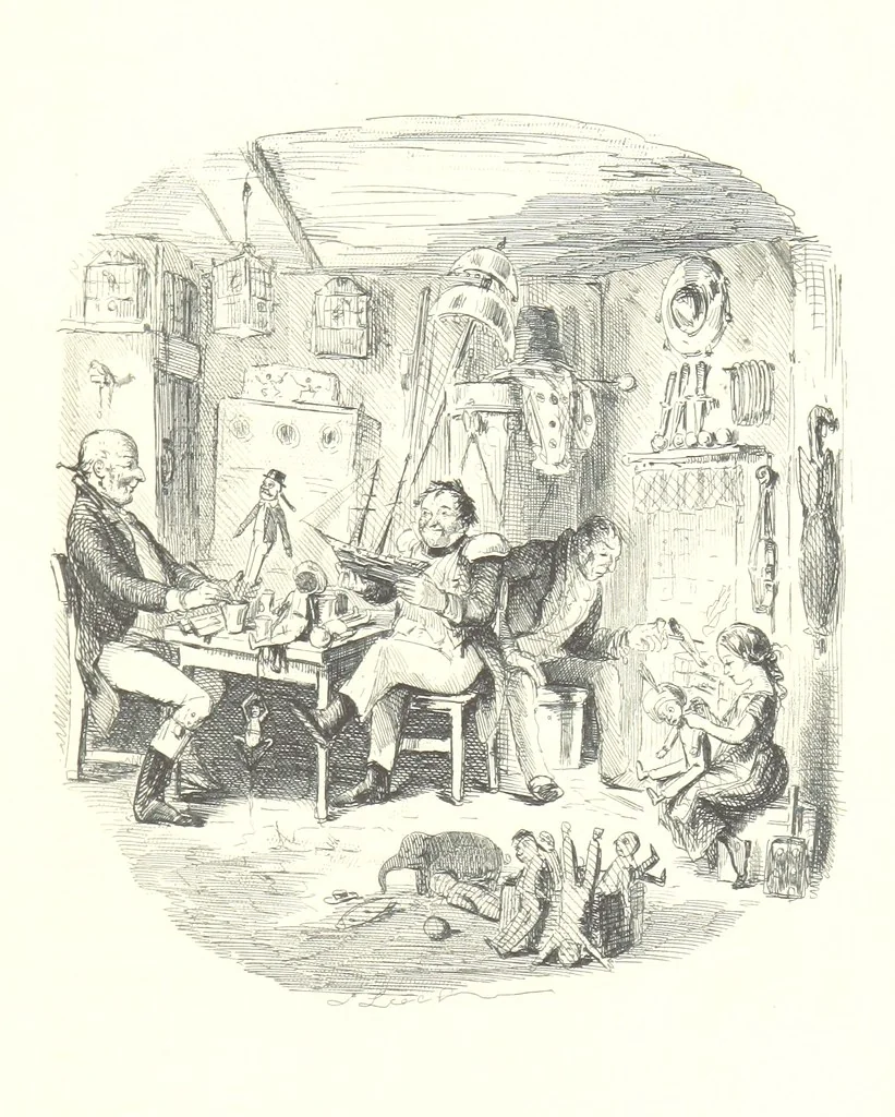 An illustration from The Struggles and Adventures of Christopher Tadpole at home and abroad. Illustrated by Leech, 1864, leaf 173