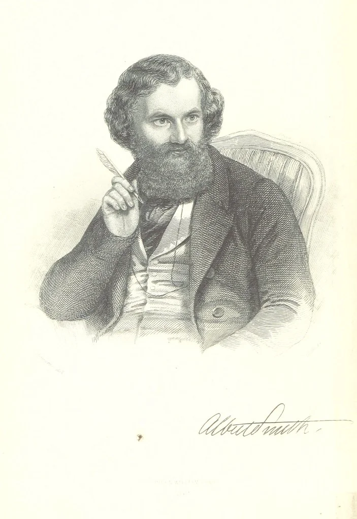 An illustration from The Struggles and Adventures of Christopher Tadpole at home and abroad. Illustrated by Leech, 1864, leaf 6