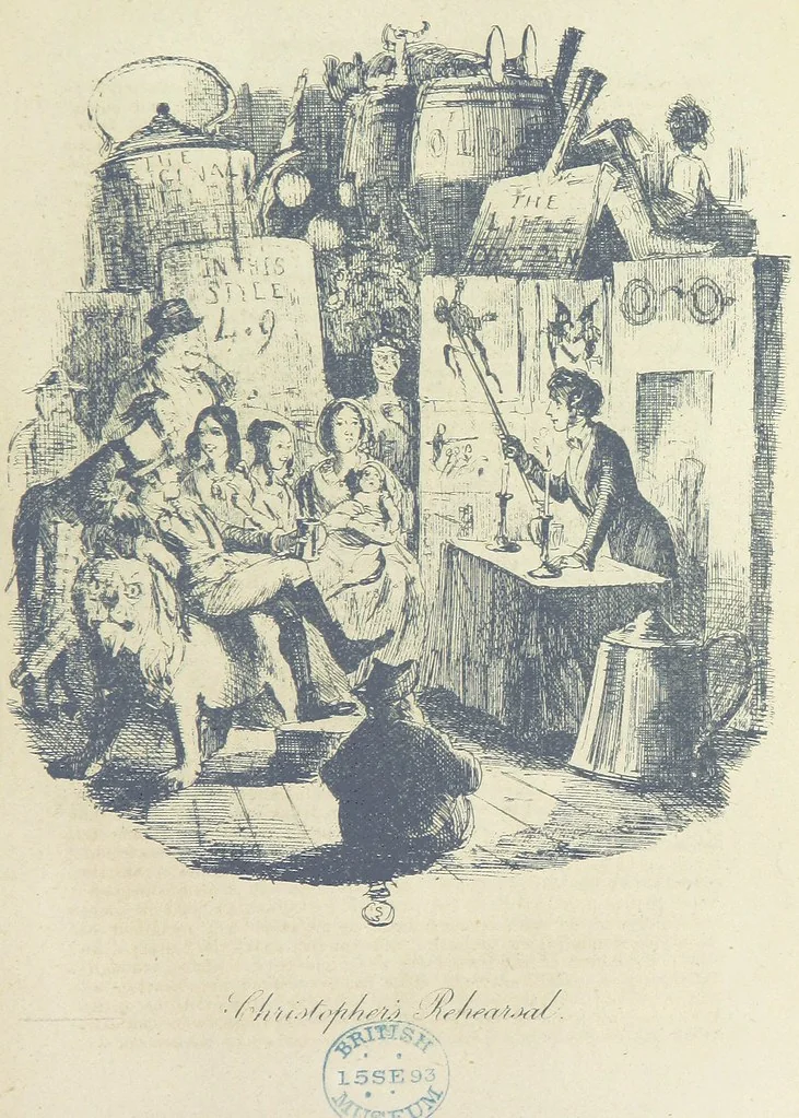 An illustration from The Struggles and Adventures of Christopher Tadpole at home and abroad. Illustrated by Leech, 1893, leaf 387