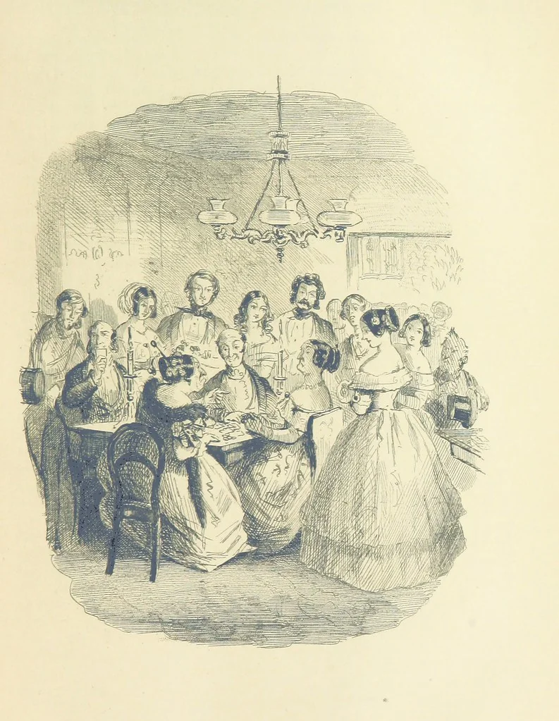 An illustration from The Struggle and Adventures of Christopher Tadpole ... With 26 etchings by J. Leech, and a biographical sketch of the author [by Edmund Yates, 1897, leaf 125