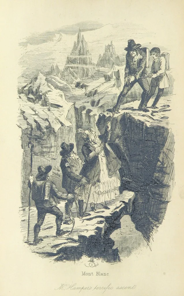 An illustration from The Struggle and Adventures of Christopher Tadpole ... With 26 etchings by J. Leech, and a biographical sketch of the author [by Edmund Yates, 1897, leaf 472