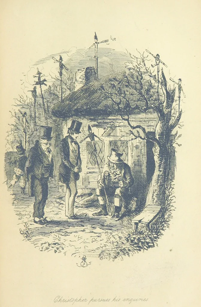 An illustration from The Struggle and Adventures of Christopher Tadpole ... With 26 etchings by J. Leech, and a biographical sketch of the author [by Edmund Yates, 1897, leaf 659