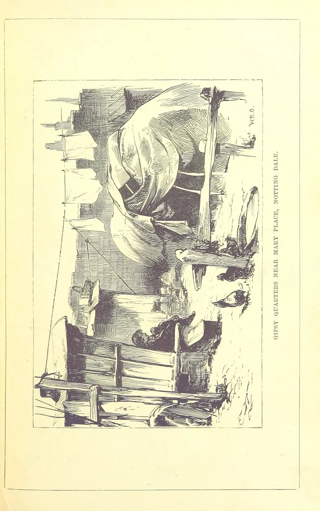 An illustration from Gipsy Life: being an account of our gipsies and their children, with suggestions for their improvement. [With illustrations, 1880, leaf 107