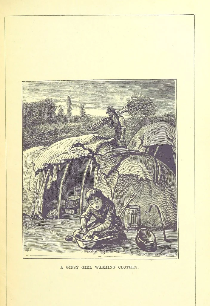 An illustration from Gipsy Life: being an account of our gipsies and their children, with suggestions for their improvement. [With illustrations, 1880, leaf 177