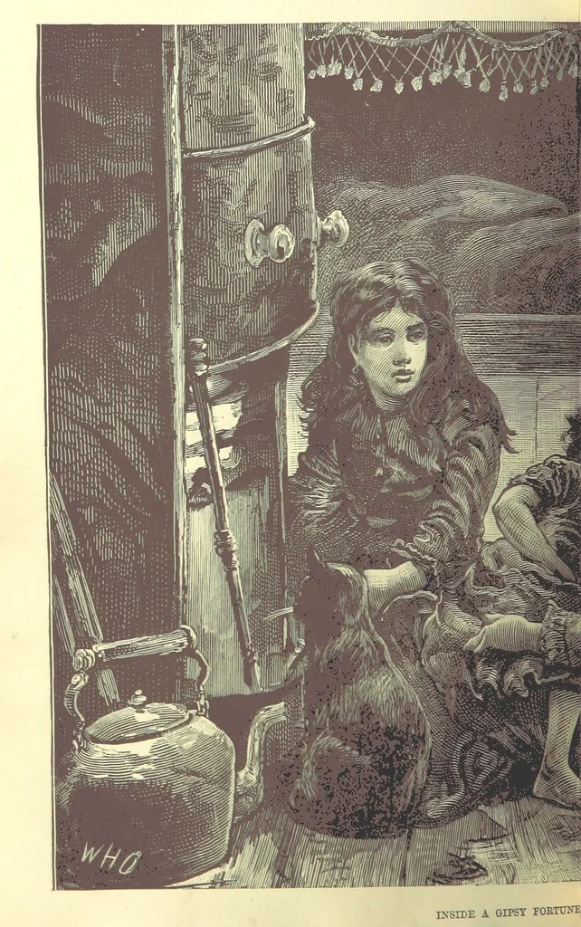 An illustration from Gipsy Life: being an account of our gipsies and their children, with suggestions for their improvement. [With illustrations, 1880, leaf 296