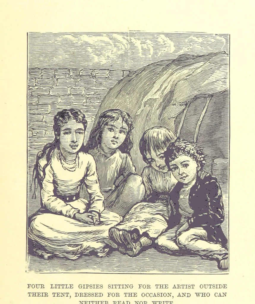 An illustration from Gipsy Life: being an account of our gipsies and their children, with suggestions for their improvement. [With illustrations, 1880, leaf 343