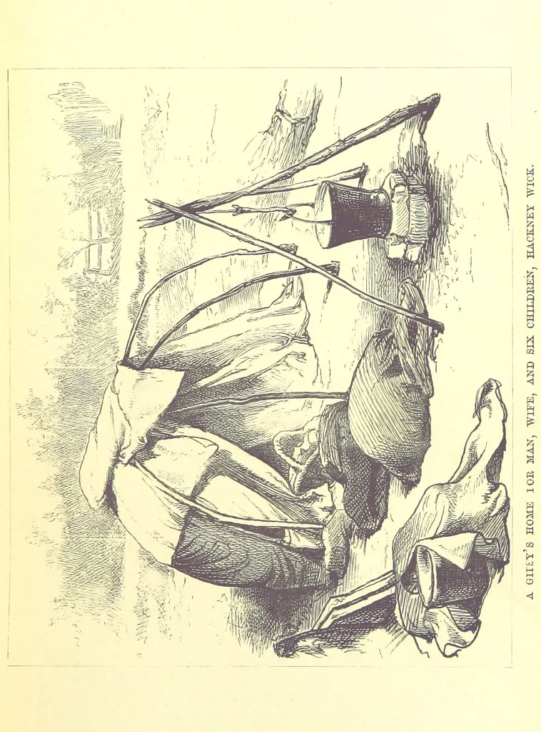An illustration from Gipsy Life: being an account of our gipsies and their children, with suggestions for their improvement. [With illustrations, 1880, leaf 75