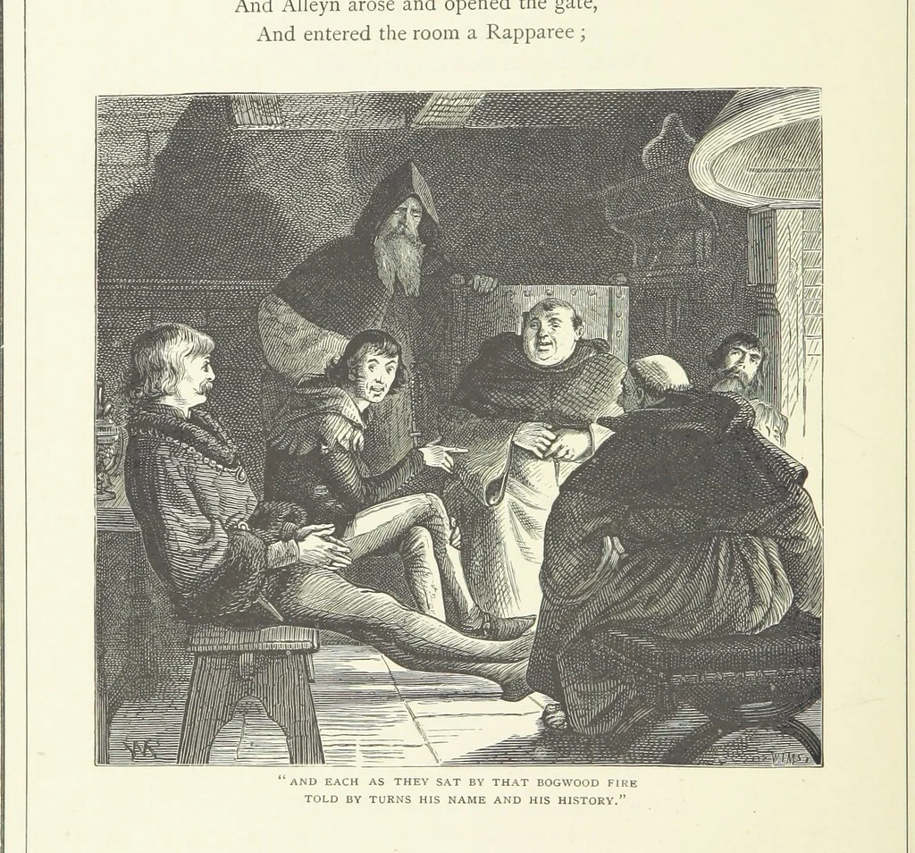An illustration from Illustrated British Ballads, old and new. Selected and edited by G. B. Smith, 1886, leaf 106
