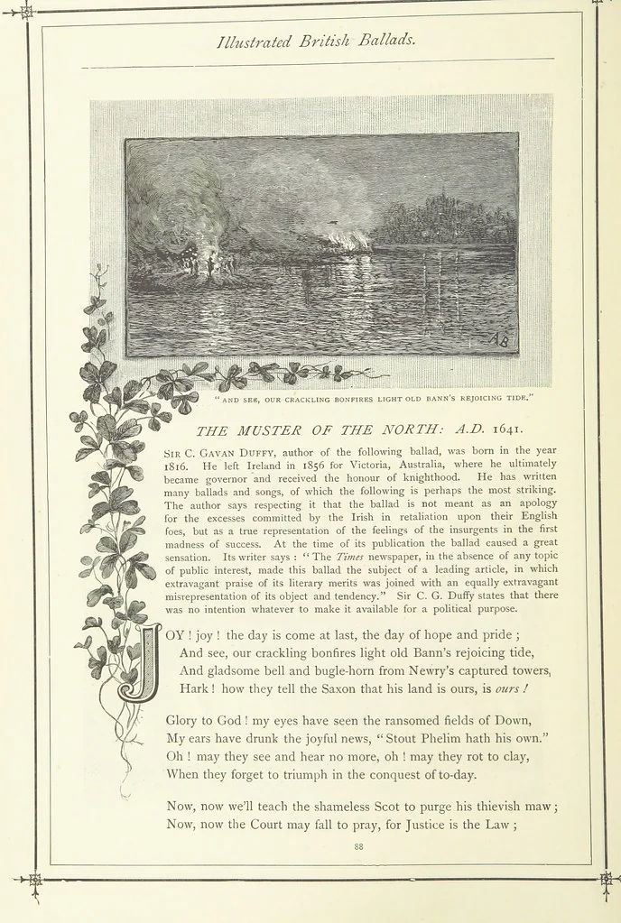 An illustration from Illustrated British Ballads, old and new. Selected and edited by G. B. Smith, 1886, leaf 110