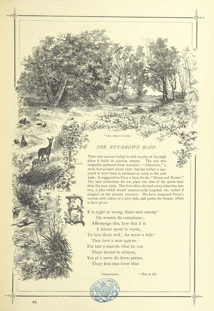 An illustration from Illustrated British Ballads, old and new. Selected and edited by G. B. Smith, 1886, leaf 119
