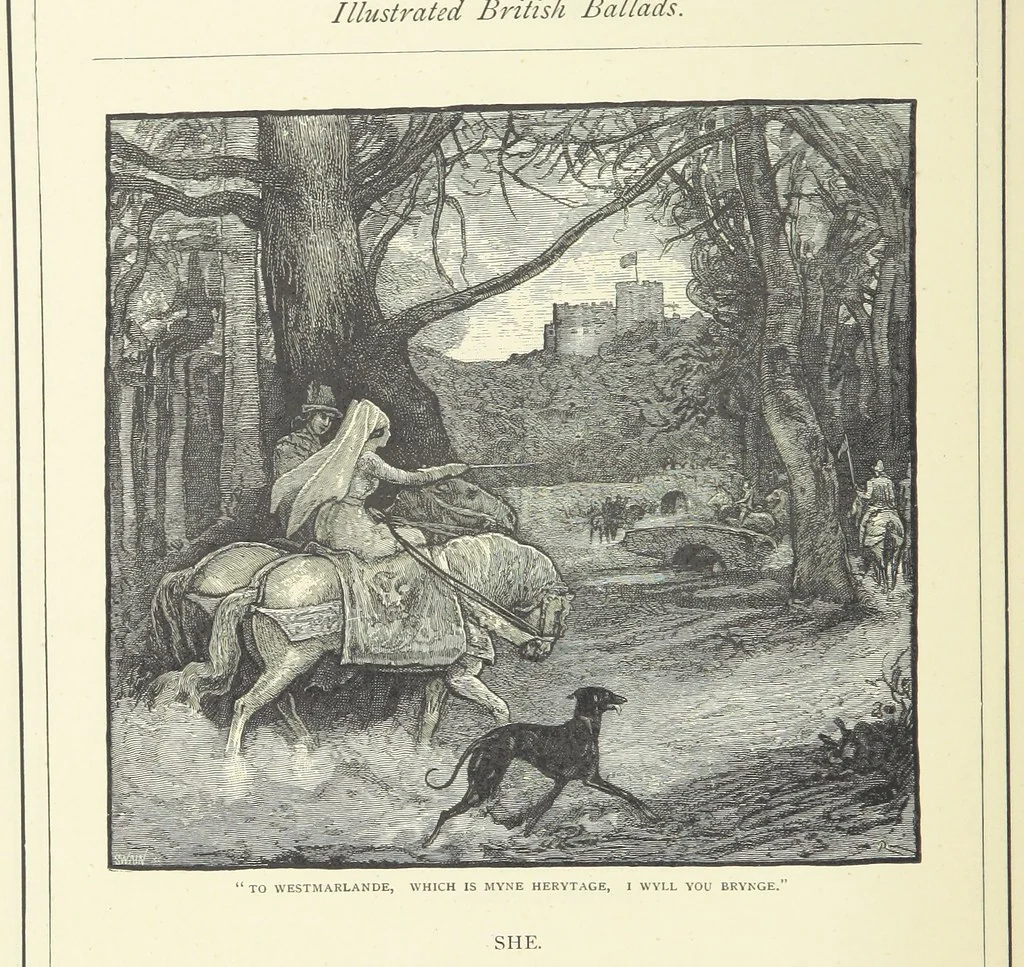 An illustration from Illustrated British Ballads, old and new. Selected and edited by G. B. Smith, 1886, leaf 130