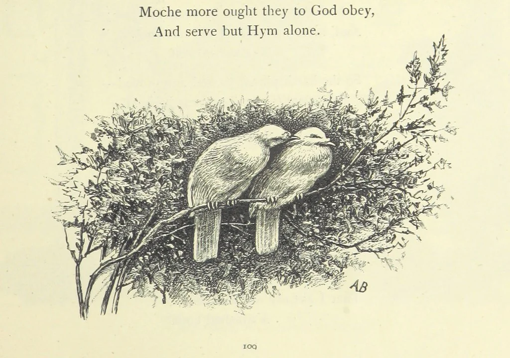 An illustration from Illustrated British Ballads, old and new. Selected and edited by G. B. Smith, 1886, leaf 131
