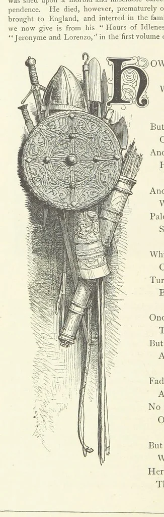 An illustration from Illustrated British Ballads, old and new. Selected and edited by G. B. Smith, 1886, leaf 136