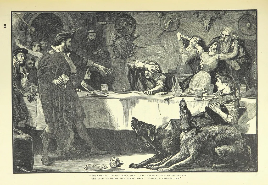 An illustration from Illustrated British Ballads, old and new. Selected and edited by G. B. Smith, 1886, leaf 143