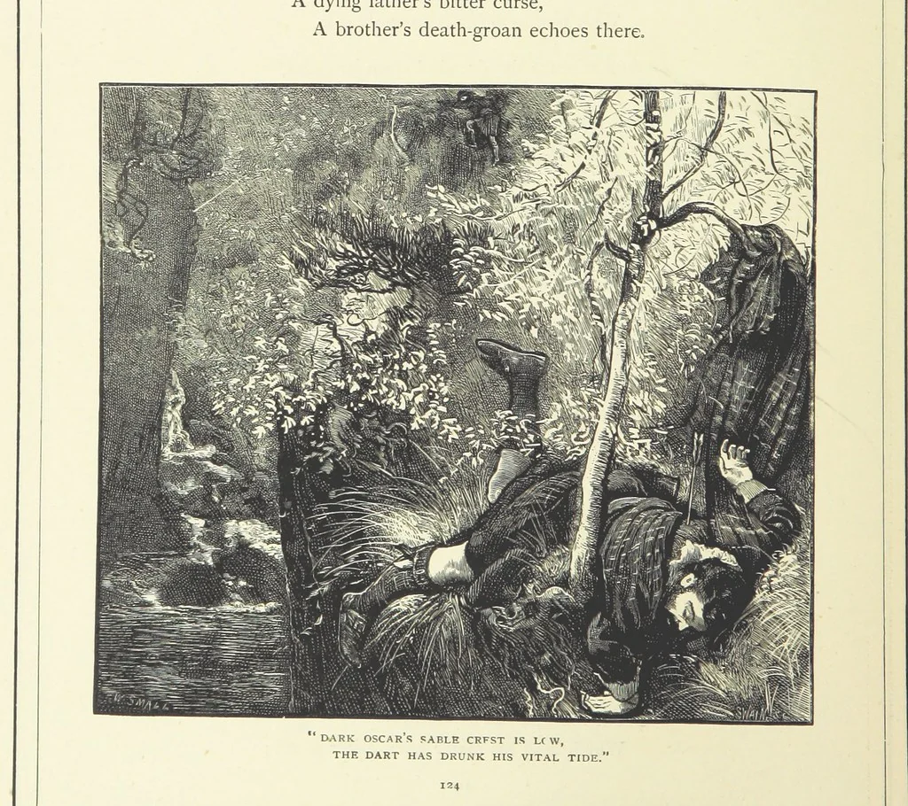 An illustration from Illustrated British Ballads, old and new. Selected and edited by G. B. Smith, 1886, leaf 146