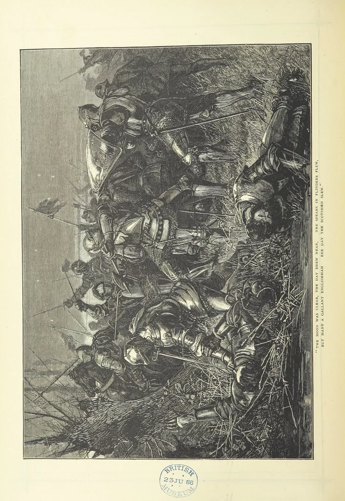 An illustration from Illustrated British Ballads, old and new. Selected and edited by G. B. Smith, 1886, leaf 150