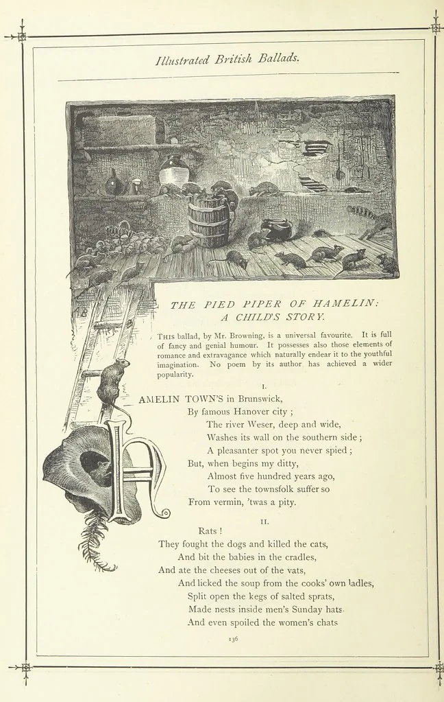 An illustration from Illustrated British Ballads, old and new. Selected and edited by G. B. Smith, 1886, leaf 158
