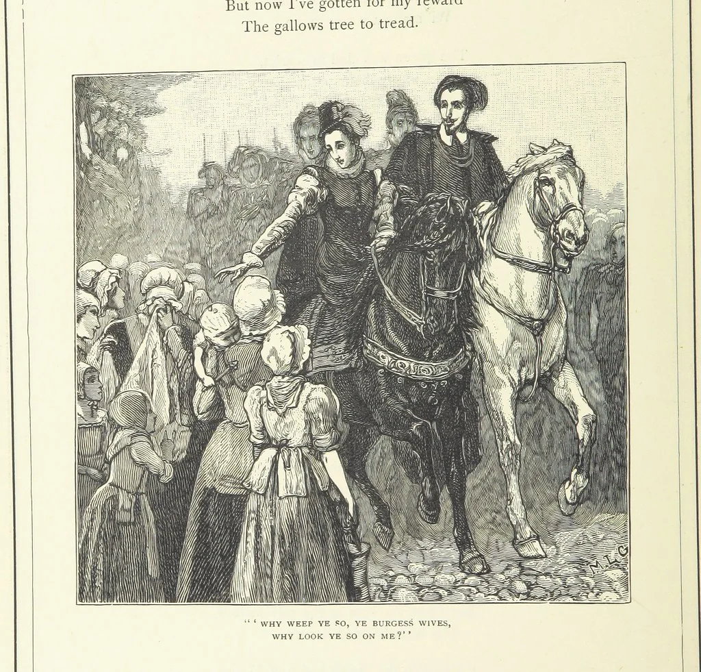 An illustration from Illustrated British Ballads, old and new. Selected and edited by G. B. Smith, 1886, leaf 178
