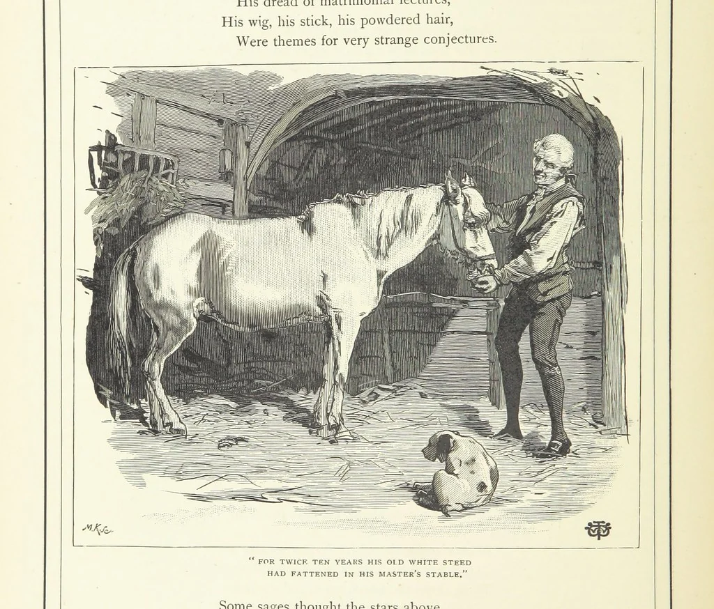 An illustration from Illustrated British Ballads, old and new. Selected and edited by G. B. Smith, 1886, leaf 182