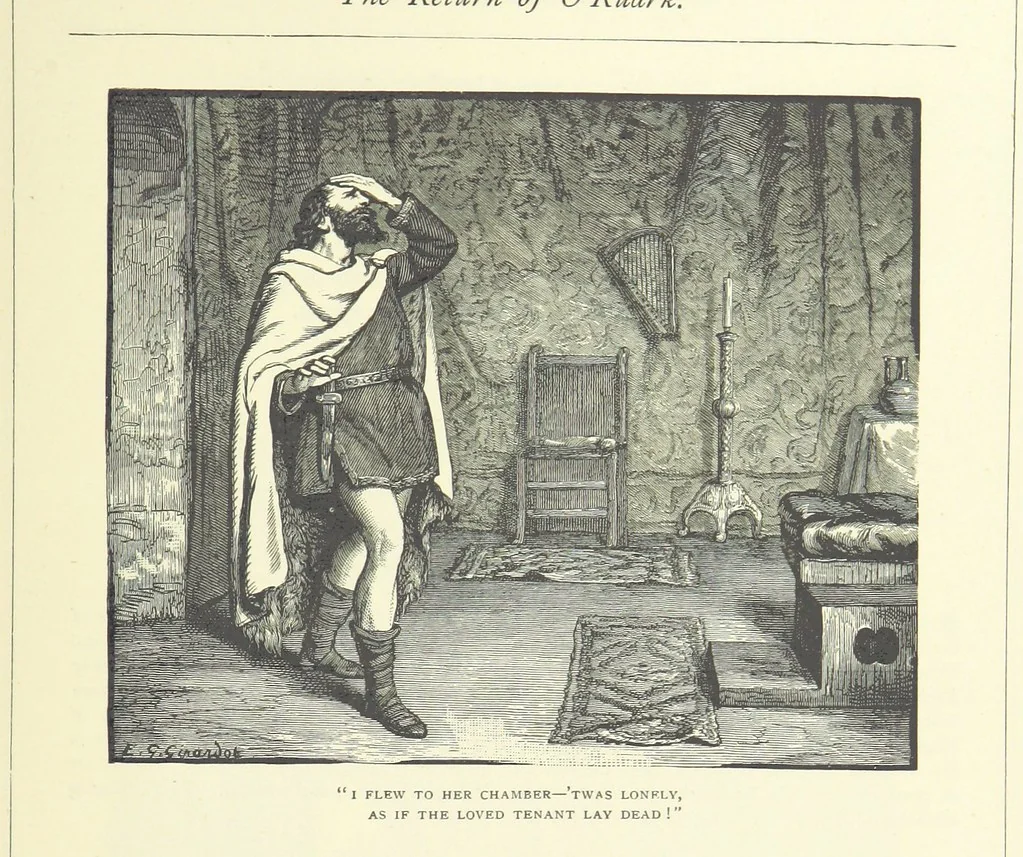An illustration from Illustrated British Ballads, old and new. Selected and edited by G. B. Smith, 1886, leaf 197