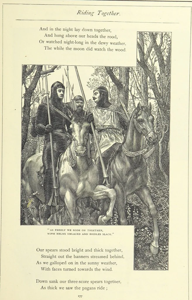 An illustration from Illustrated British Ballads, old and new. Selected and edited by G. B. Smith, 1886, leaf 199