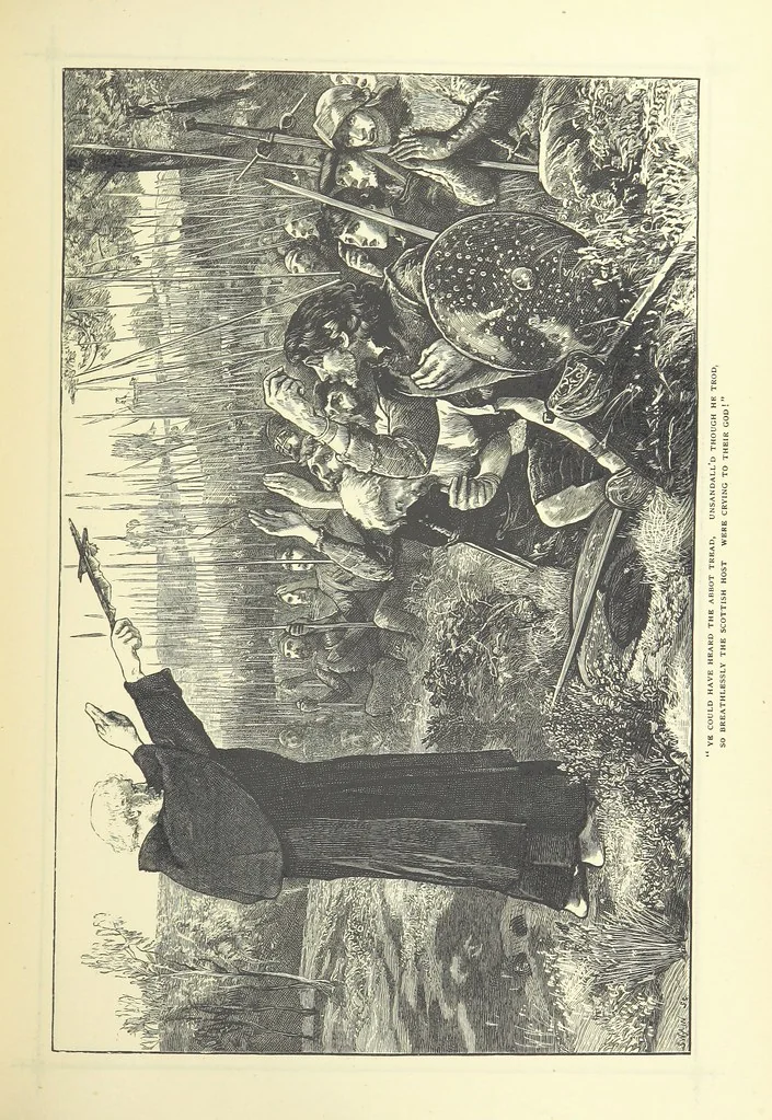 An illustration from Illustrated British Ballads, old and new. Selected and edited by G. B. Smith, 1886, leaf 209