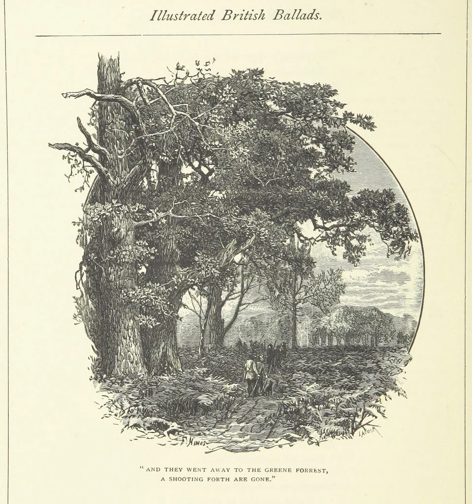 An illustration from Illustrated British Ballads, old and new. Selected and edited by G. B. Smith, 1886, leaf 218