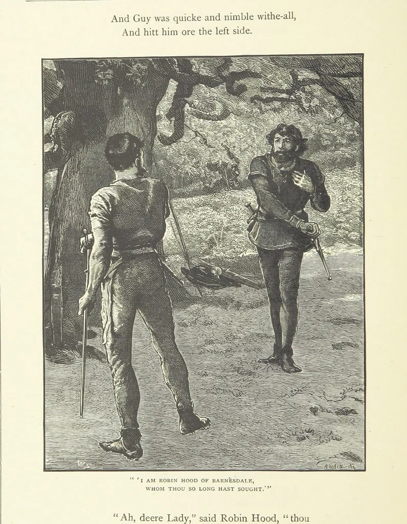 An illustration from Illustrated British Ballads, old and new. Selected and edited by G. B. Smith, 1886, leaf 222