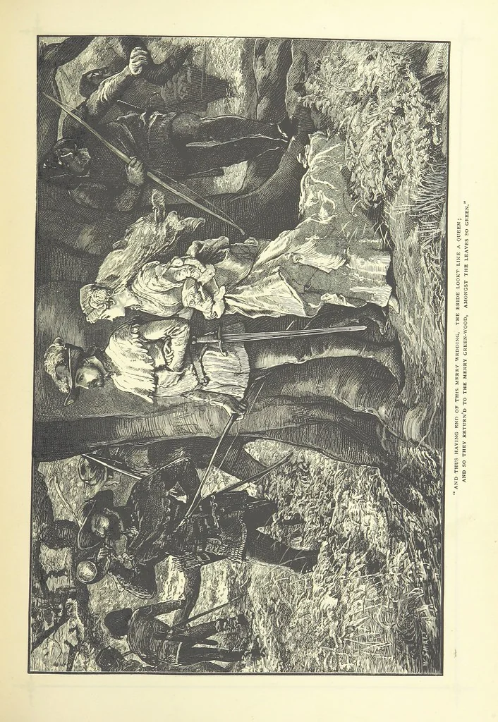 An illustration from Illustrated British Ballads, old and new. Selected and edited by G. B. Smith, 1886, leaf 227