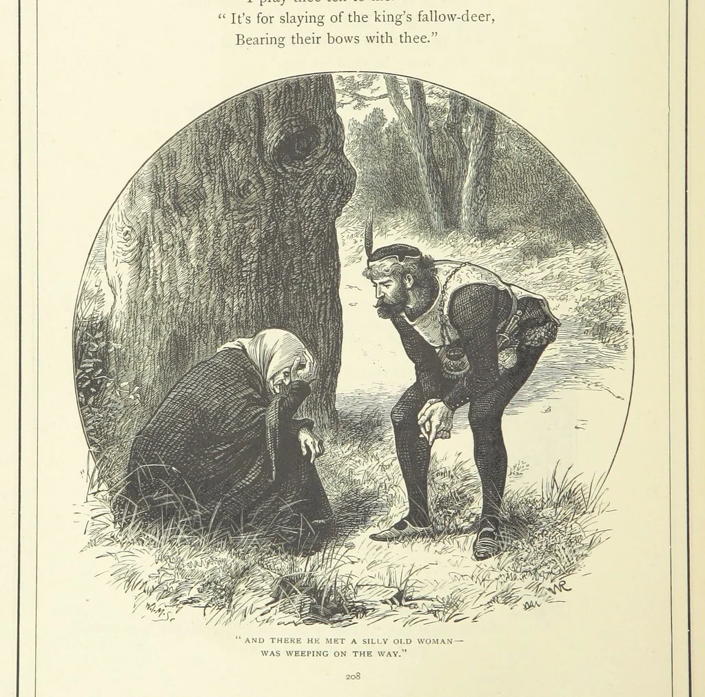 An illustration from Illustrated British Ballads, old and new. Selected and edited by G. B. Smith, 1886, leaf 230