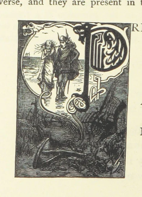 An illustration from Illustrated British Ballads, old and new. Selected and edited by G. B. Smith, 1886, leaf 24