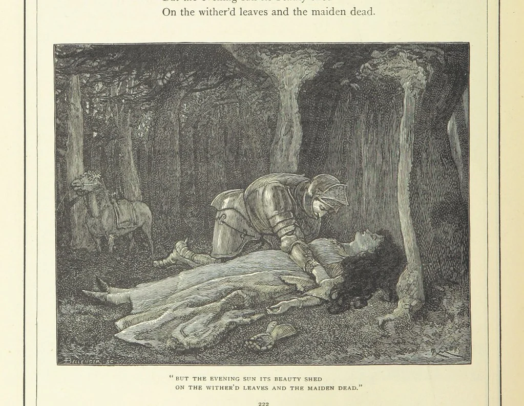 An illustration from Illustrated British Ballads, old and new. Selected and edited by G. B. Smith, 1886, leaf 244