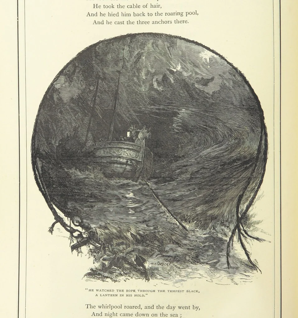 An illustration from Illustrated British Ballads, old and new. Selected and edited by G. B. Smith, 1886, leaf 26