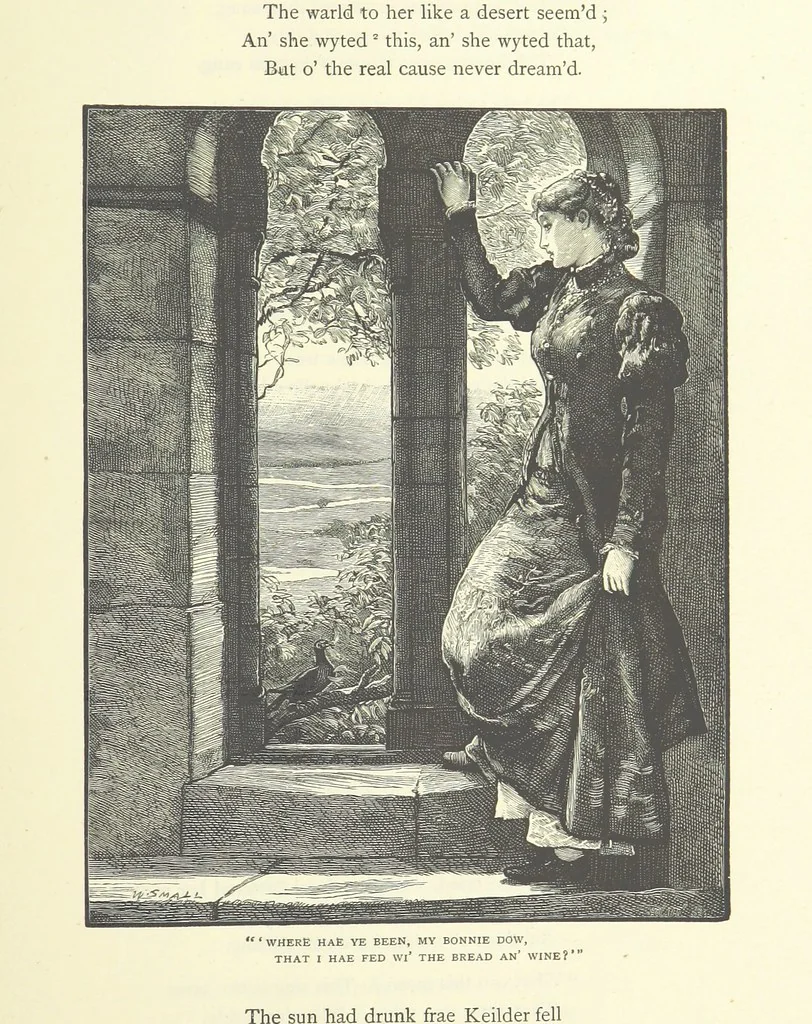 An illustration from Illustrated British Ballads, old and new. Selected and edited by G. B. Smith, 1886, leaf 267