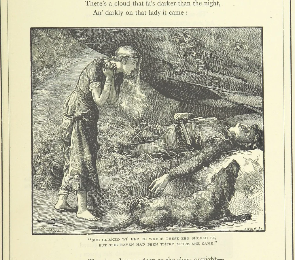 An illustration from Illustrated British Ballads, old and new. Selected and edited by G. B. Smith, 1886, leaf 271