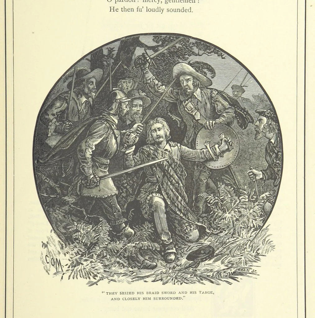 An illustration from Illustrated British Ballads, old and new. Selected and edited by G. B. Smith, 1886, leaf 279