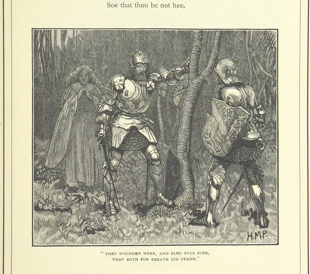 An illustration from Illustrated British Ballads, old and new. Selected and edited by G. B. Smith, 1886, leaf 283