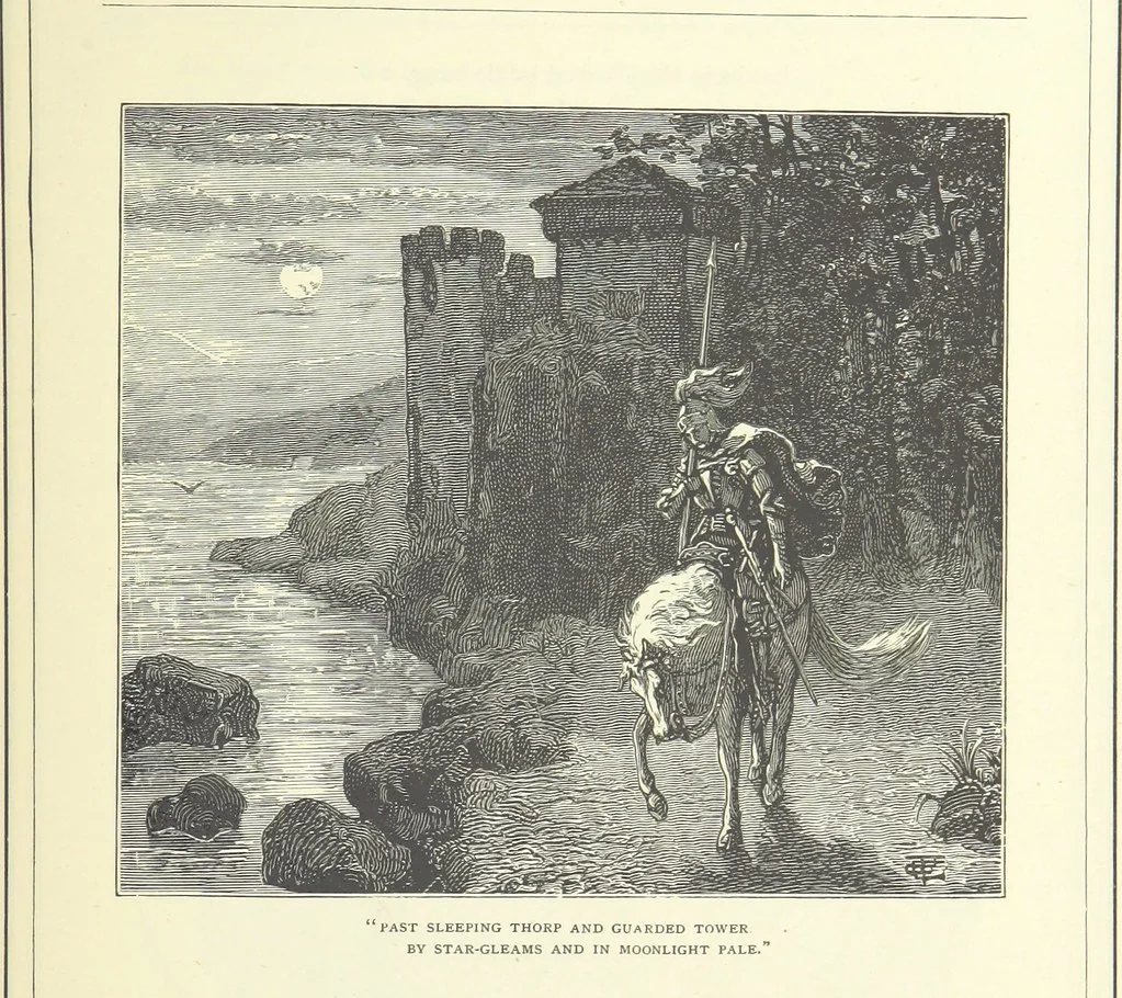 An illustration from Illustrated British Ballads, old and new. Selected and edited by G. B. Smith, 1886, leaf 285
