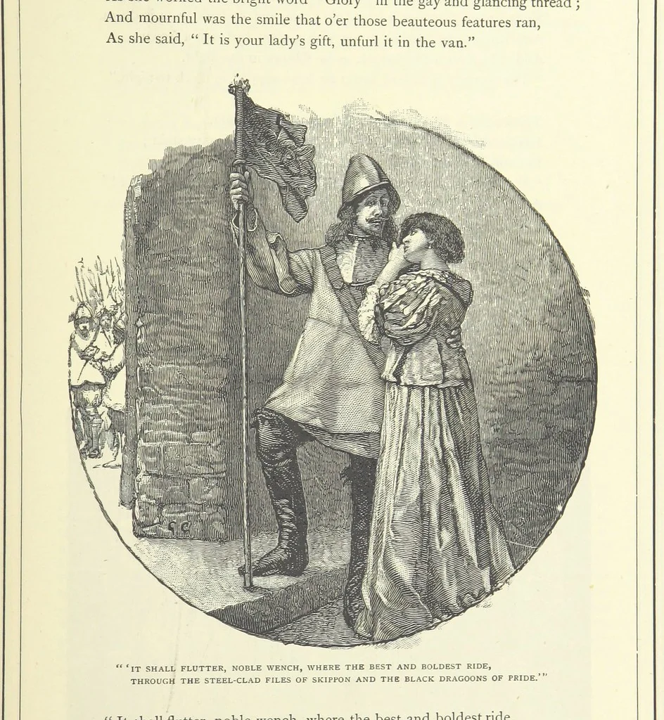 An illustration from Illustrated British Ballads, old and new. Selected and edited by G. B. Smith, 1886, leaf 287