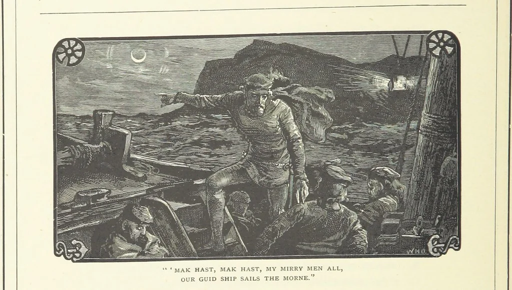 An illustration from Illustrated British Ballads, old and new. Selected and edited by G. B. Smith, 1886, leaf 290
