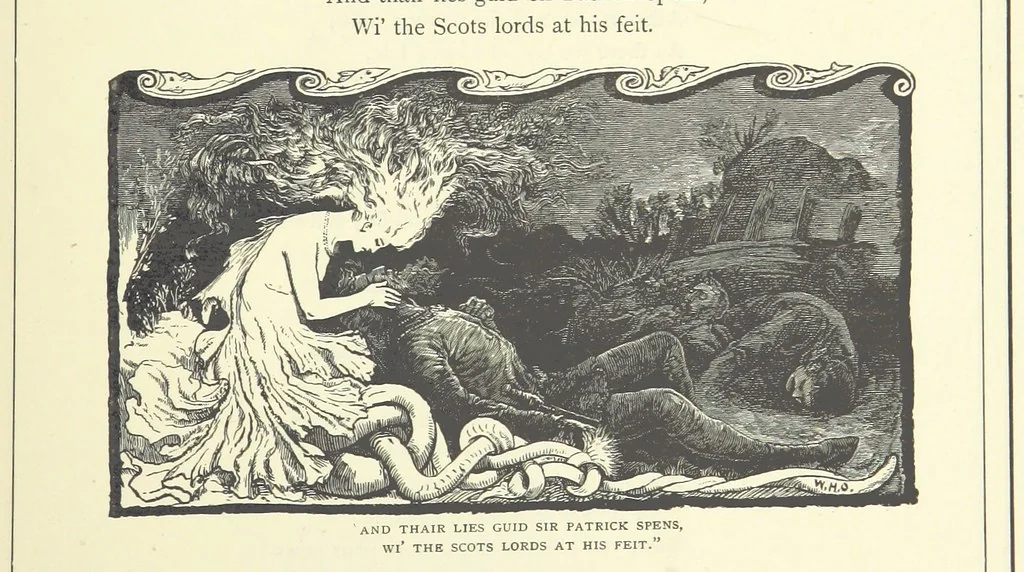 An illustration from Illustrated British Ballads, old and new. Selected and edited by G. B. Smith, 1886, leaf 291