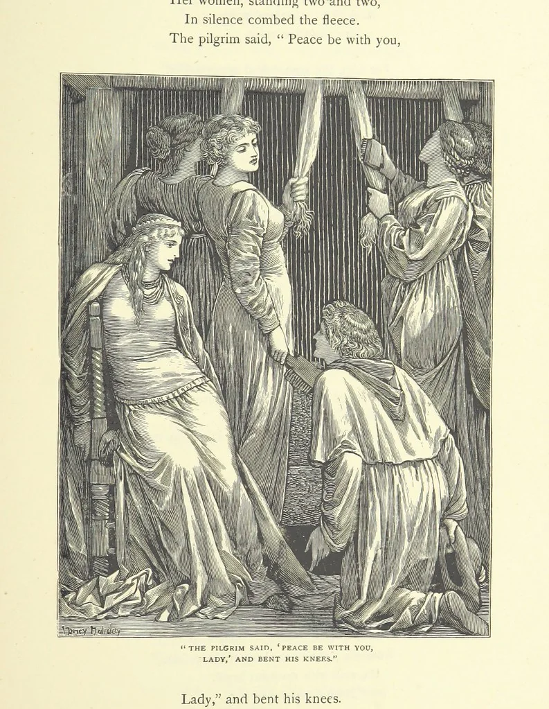 An illustration from Illustrated British Ballads, old and new. Selected and edited by G. B. Smith, 1886, leaf 307