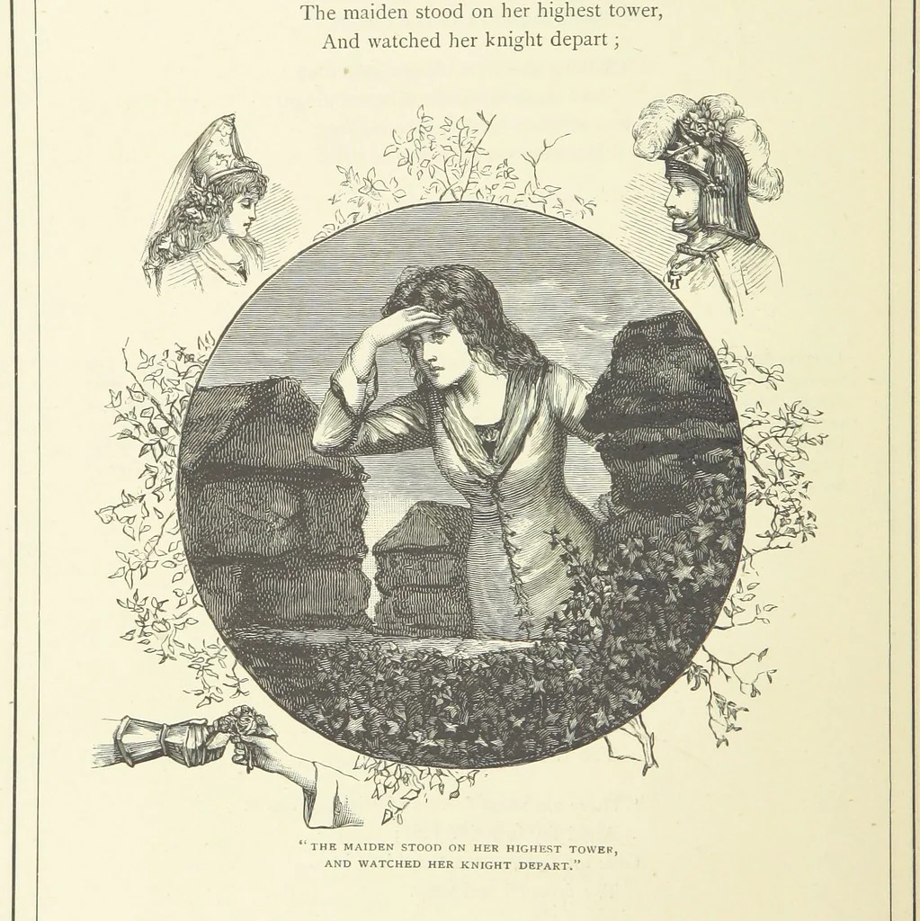 An illustration from Illustrated British Ballads, old and new. Selected and edited by G. B. Smith, 1886, leaf 330