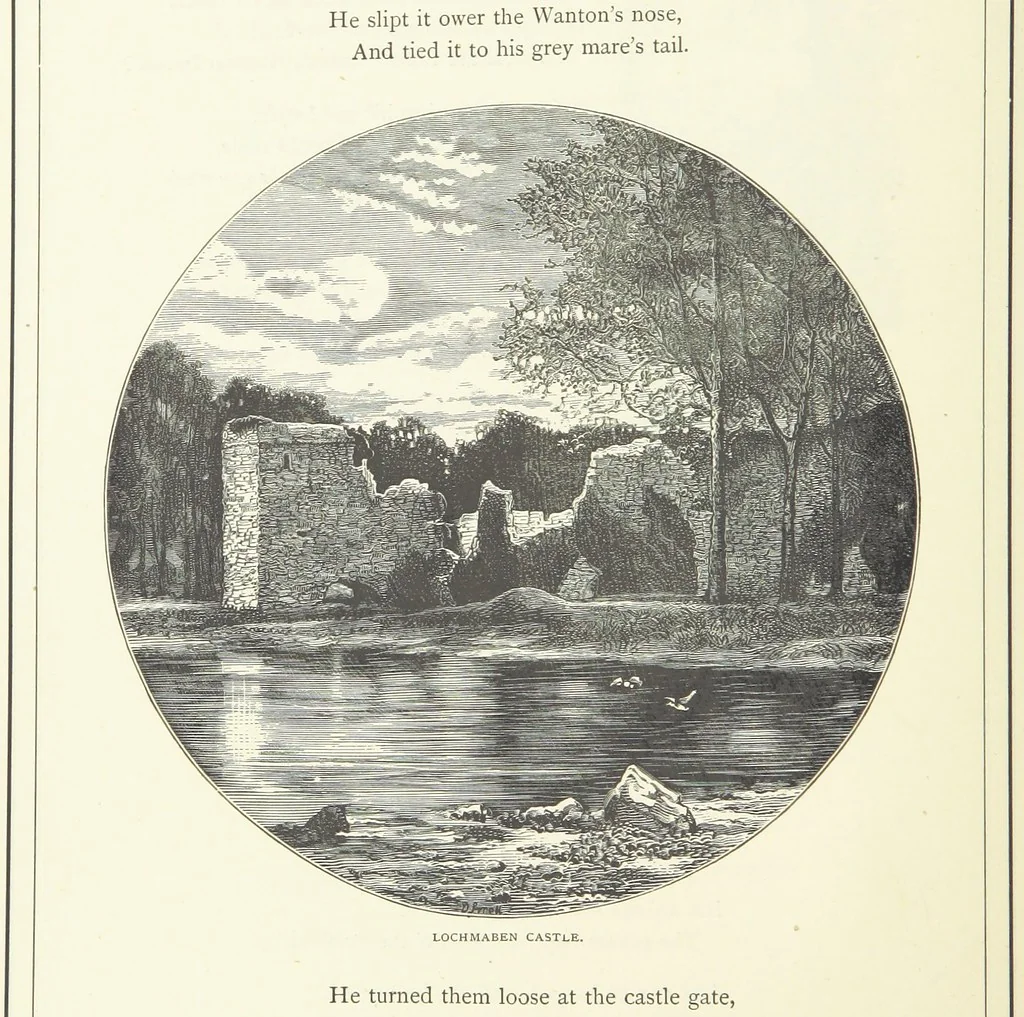 An illustration from Illustrated British Ballads, old and new. Selected and edited by G. B. Smith, 1886, leaf 34