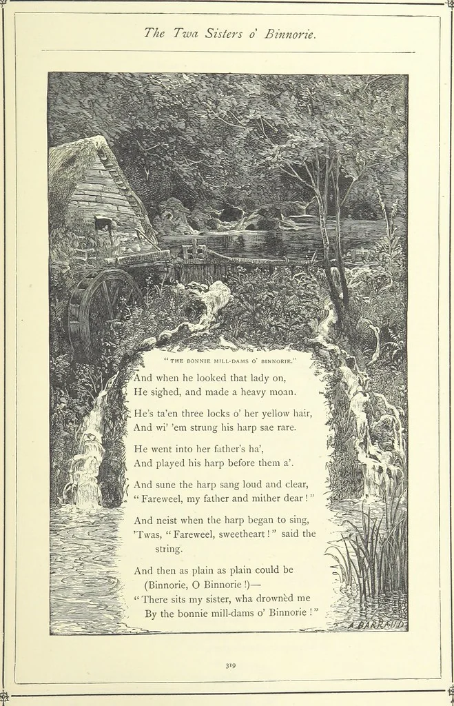 An illustration from Illustrated British Ballads, old and new. Selected and edited by G. B. Smith, 1886, leaf 341