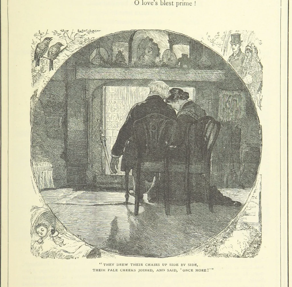 An illustration from Illustrated British Ballads, old and new. Selected and edited by G. B. Smith, 1886, leaf 345