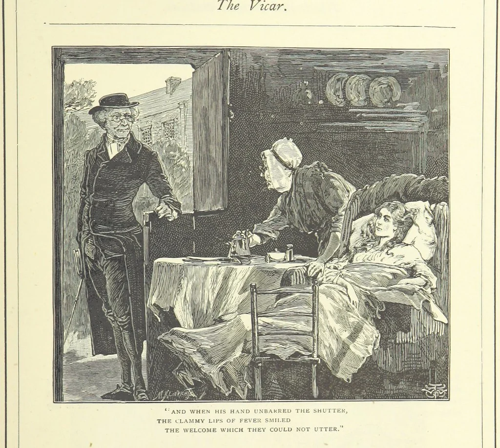 An illustration from Illustrated British Ballads, old and new. Selected and edited by G. B. Smith, 1886, leaf 355