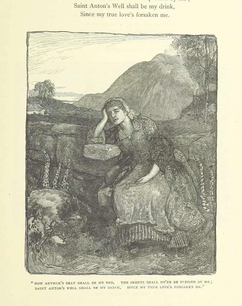 An illustration from Illustrated British Ballads, old and new. Selected and edited by G. B. Smith, 1886, leaf 357