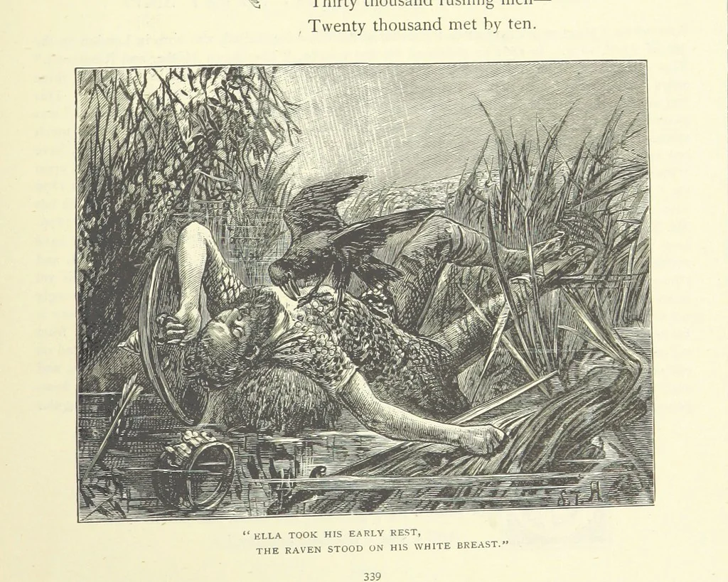 An illustration from Illustrated British Ballads, old and new. Selected and edited by G. B. Smith, 1886, leaf 361