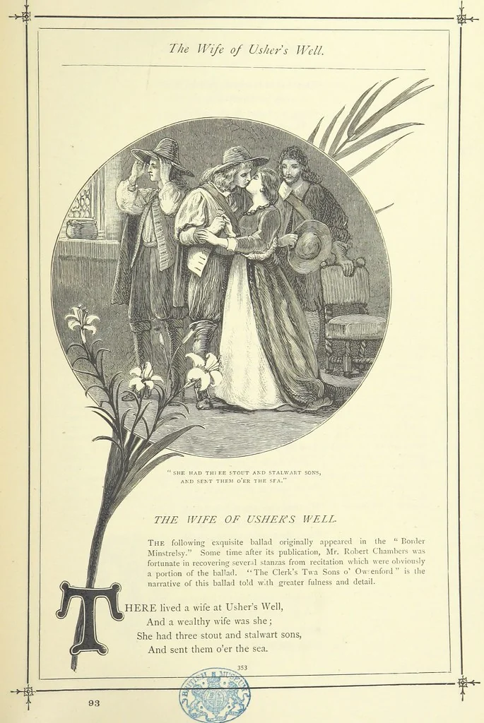 An illustration from Illustrated British Ballads, old and new. Selected and edited by G. B. Smith, 1886, leaf 375